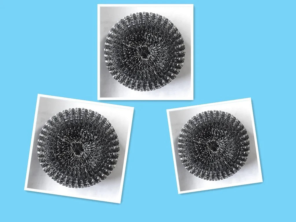 Kitchen palm brush with integrated push-type soap dispenser and bristles for scrubbing.
