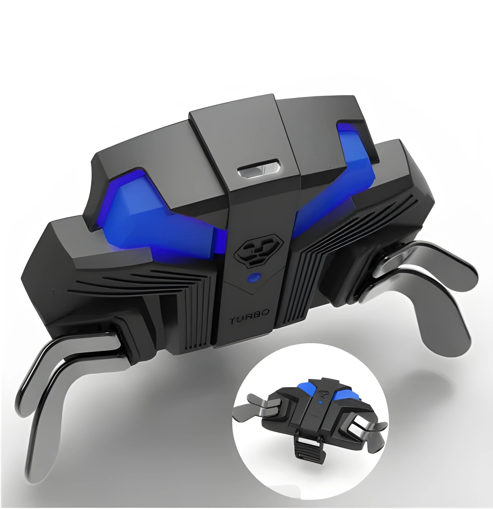 PS4 gamepad back button accessory with cable, USB-C port, and 3.5mm jack for SLIM and PRO controllers