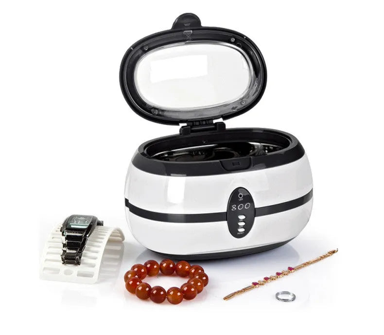 GTSONIC commercial ultrasonic glasses and jewellery washing machine on a desktop.
