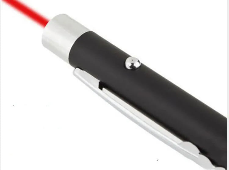 Black red laser pointer pen for conference presentations with 100-200 metre range