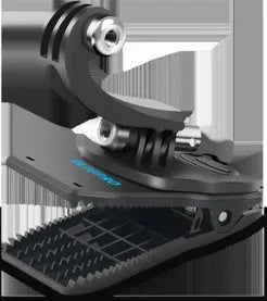 360-degree rotating aluminium and plastic backpack clip mount for GoPro and action cameras.