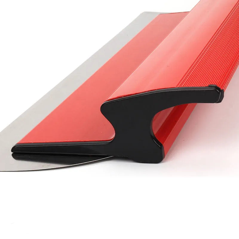 40cm long leveling scraper tool for wall putty and wallpaper application with 0.2mm blade thickness