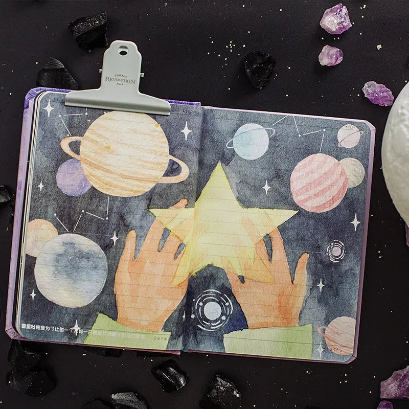 Hardcover A5 notebook with Little Prince cartoon artwork designs