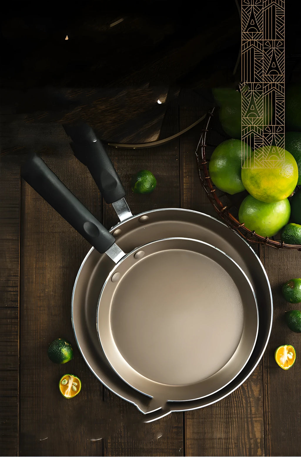 French Baker Melaleuca pancake pan non-stick flat-bottom frying pan 18cm aluminium alloy