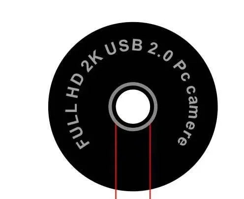 Black high-definition USB webcam with built-in fill light for video conferencing on a PC.