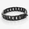 Stainless steel dog collar chain with electroplated finish for large bully pets, available in multiple sizes from 30 to 75 cm