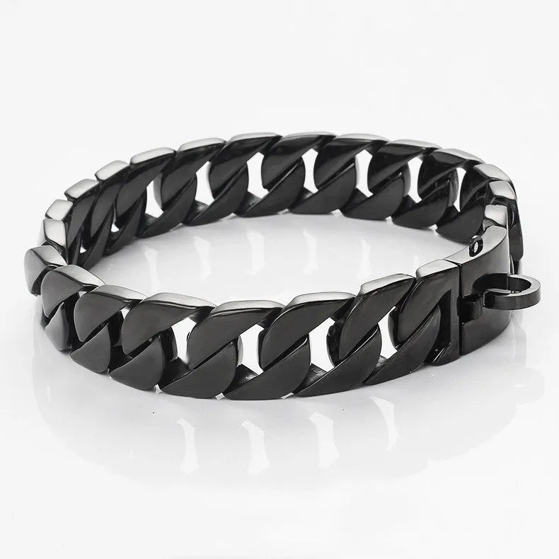 Stainless steel dog collar chain with electroplated finish for large bully pets, available in multiple sizes from 30 to 75 cm