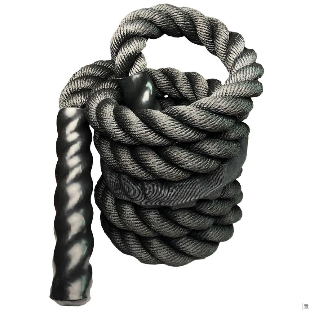 25mm weighted battle rope for Crossfit training in 2.8m and 3.0m lengths