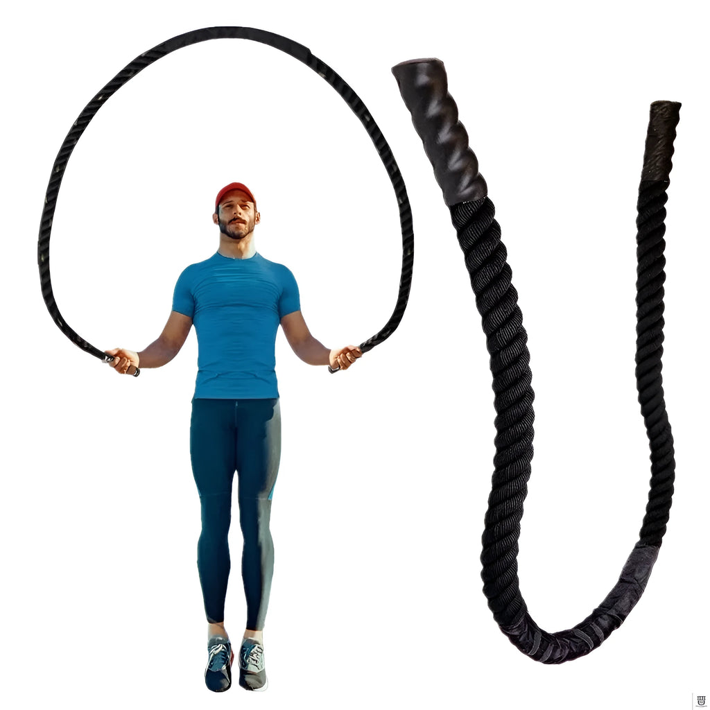 25mm weighted battle rope for Crossfit training in 2.8m and 3.0m lengths