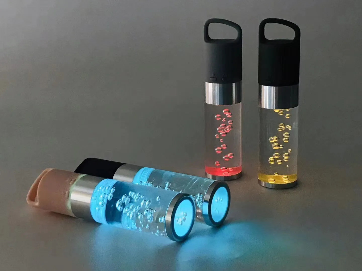 Pink cartoon-themed portable Bluetooth speaker with colourful crystal lights.