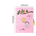 32K code lock diary book notebook gift for children in pink, blue, green, or orange colours