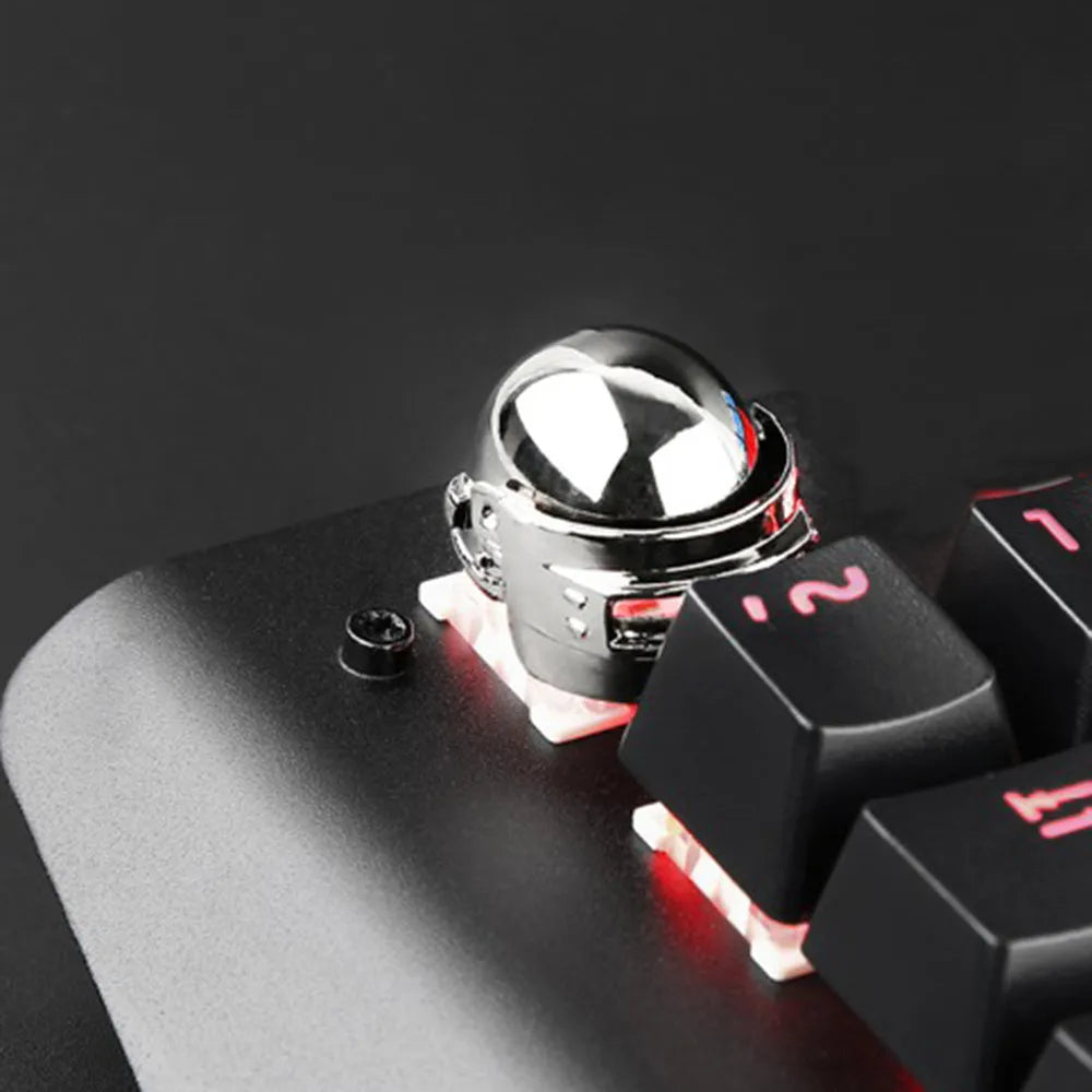 Single ESC keycap for keyboards, ABS and metal construction, style A option in a mixed colour finish