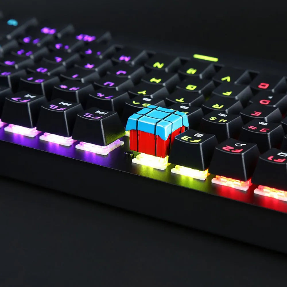Single ESC keycap for keyboards, ABS and metal construction, style A option in a mixed colour finish