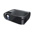 Portable Wi-Fi projector with Android system and side projection ports.