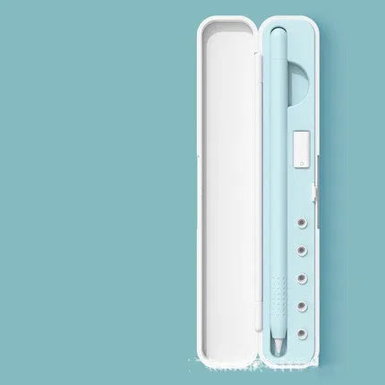 Hard protective case for Apple Pencil with storage for 1st/2nd generation stylus and pen point adapter