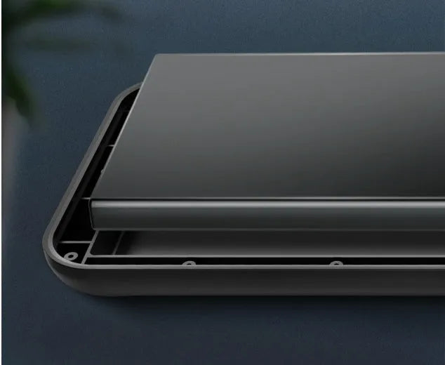 Black TPU soft bag wireless back clip battery for iPhone 12 showing ultra-thin design and clip attachment