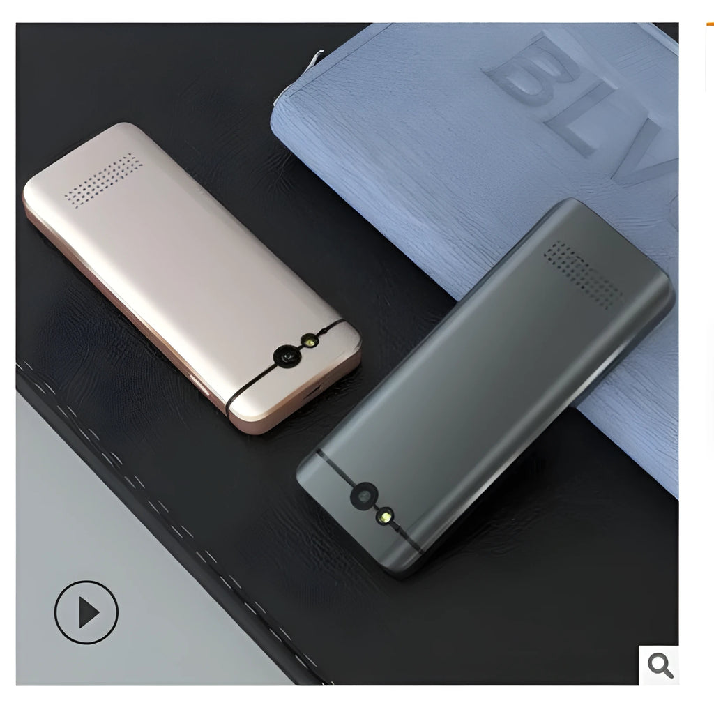 M9 translator device in gold or silver grey colour with plastic construction
