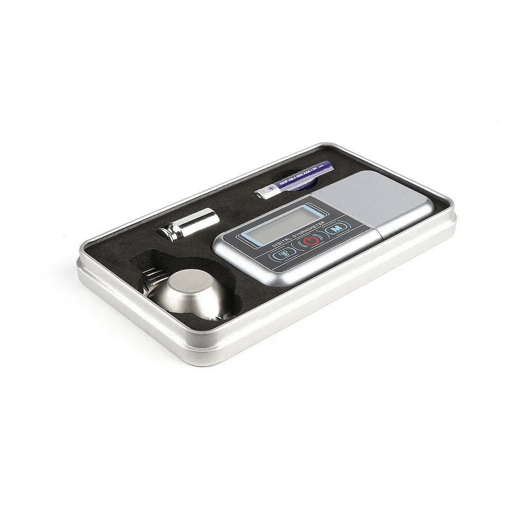 Electronic precision scale with digital display for weighing jewellery, herbs, and grains up to 100g