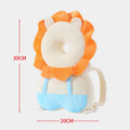 Baby toddler head pillow with cute angel wings design in crystal super soft and mesh cloth on child