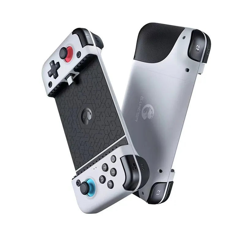 Gaze Chicks X2 USB game controller for Android phones, shown in a compact black ABS plastic design.