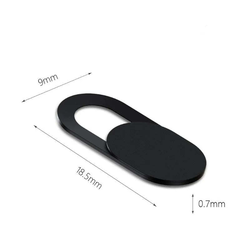 Plastic anti hacker peeping camera cover slider 18.5mm by 9mm for laptop tablet and phone