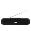 Desktop wireless long strip speaker subwoofer in black, blue, red, or silver grey colour options