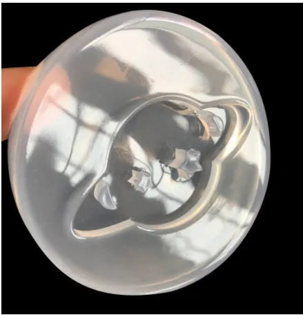 Silicone full mirror planet mould for DIY epoxy resin jewellery casting, 6.5cm diameter.