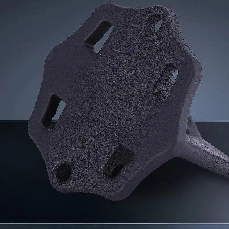 Small square cast iron wood splitter tool for household outdoor use