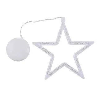 Christmas LED suction cup chandelier with Santa Claus and snowman designs for window decoration