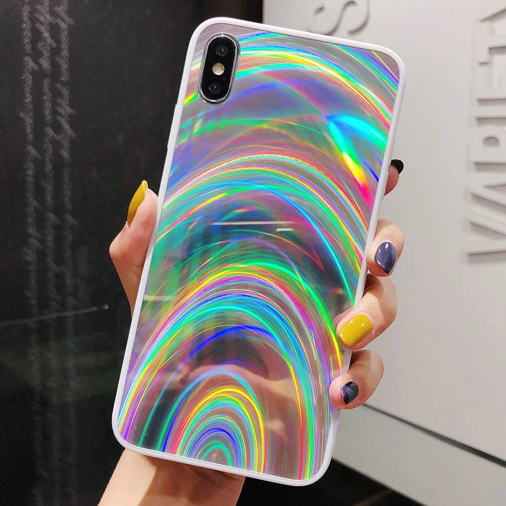 Marble pattern shockproof silicone phone case for Samsung models in multiple colours.