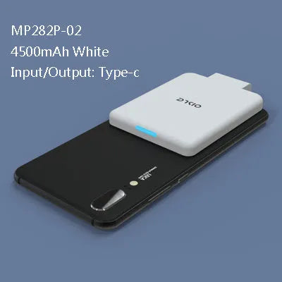 MP282P 4500mAh back clip battery in black, white, blue, pink, or red colours