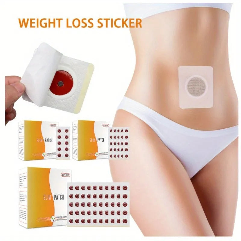Box of 30 navel slimming patches with traditional Chinese medicine ingredients