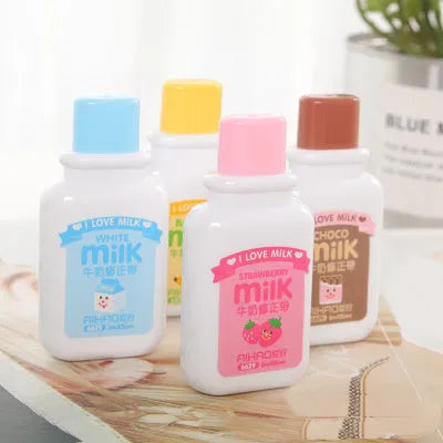 Creative bottle-shaped correction tape with cute patterns and 6 metre length