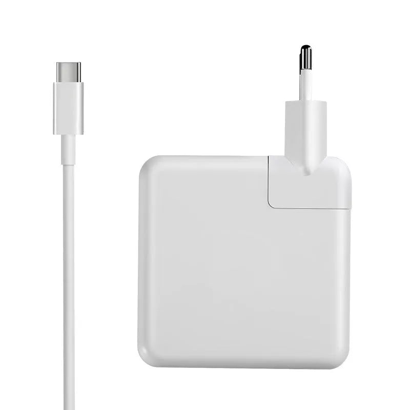 Laptop power adapter with multiple wattage options and international plug formats