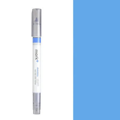 Pastel coloured chisel-tip highlighter pen with a 13cm plastic barrel shown in muted shades.