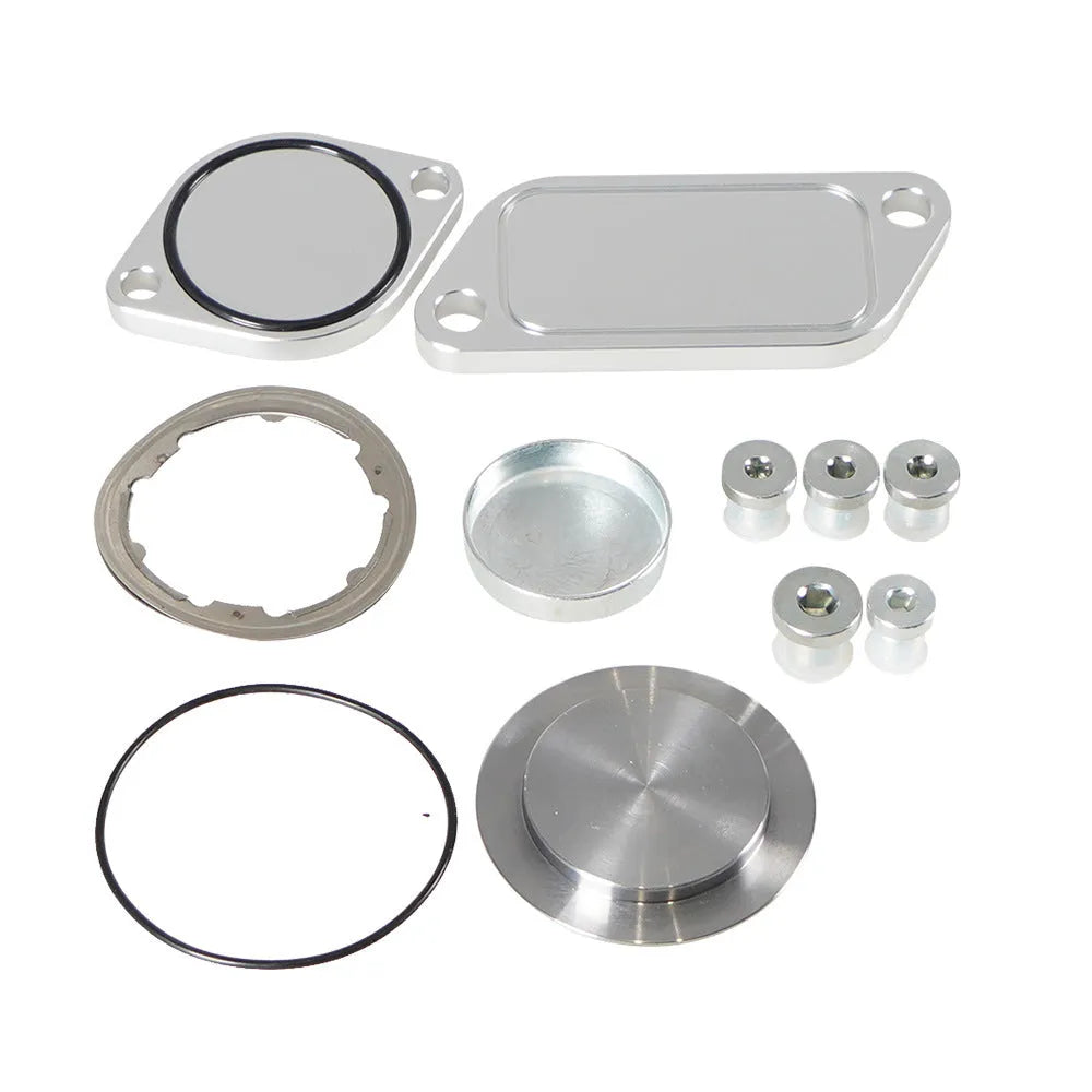 Silver aluminium alloy valve cover for automotive exhaust gas recirculation systems