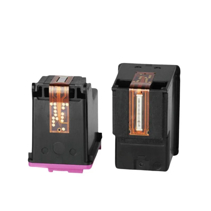 HP Deskjet compatible refillable ink cartridge in black and colour for high-yield printing