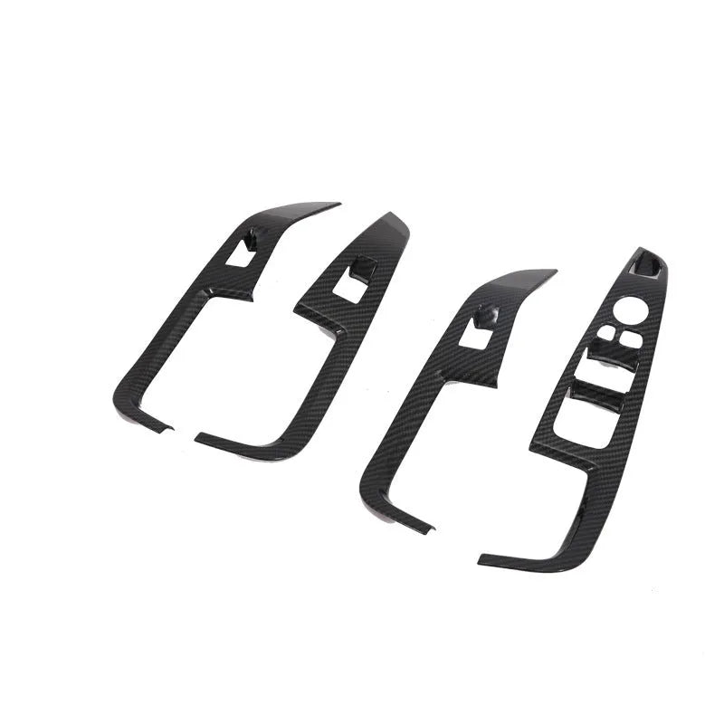 Black ABS cup holder decoration for 2019 BMW X5 centre console replacement