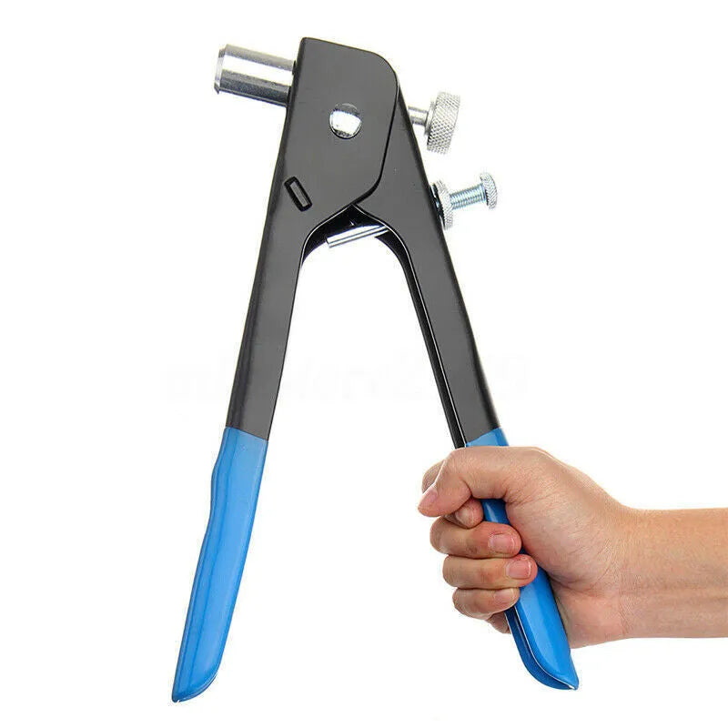 Alloy steel manual riveter nut tool set for installing threaded rivet nuts