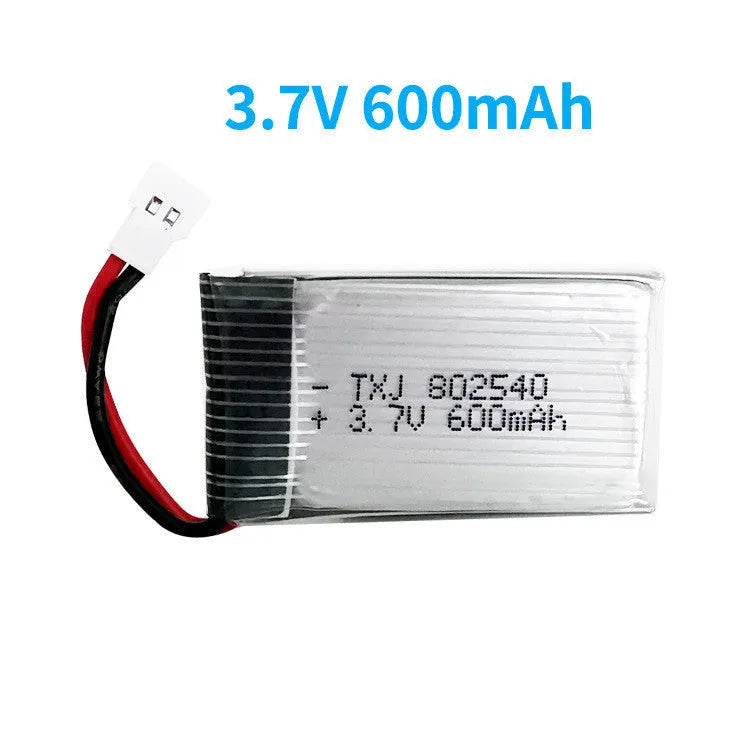37V 600mAh polymer lithium ion UAV battery with small white head plug