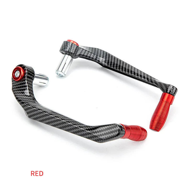 Aluminium alloy motorcycle hand guards in five colour options