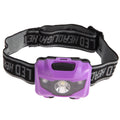 Cat Eye 2 Generation waterproof headlight with white and red LEDs for outdoor activities