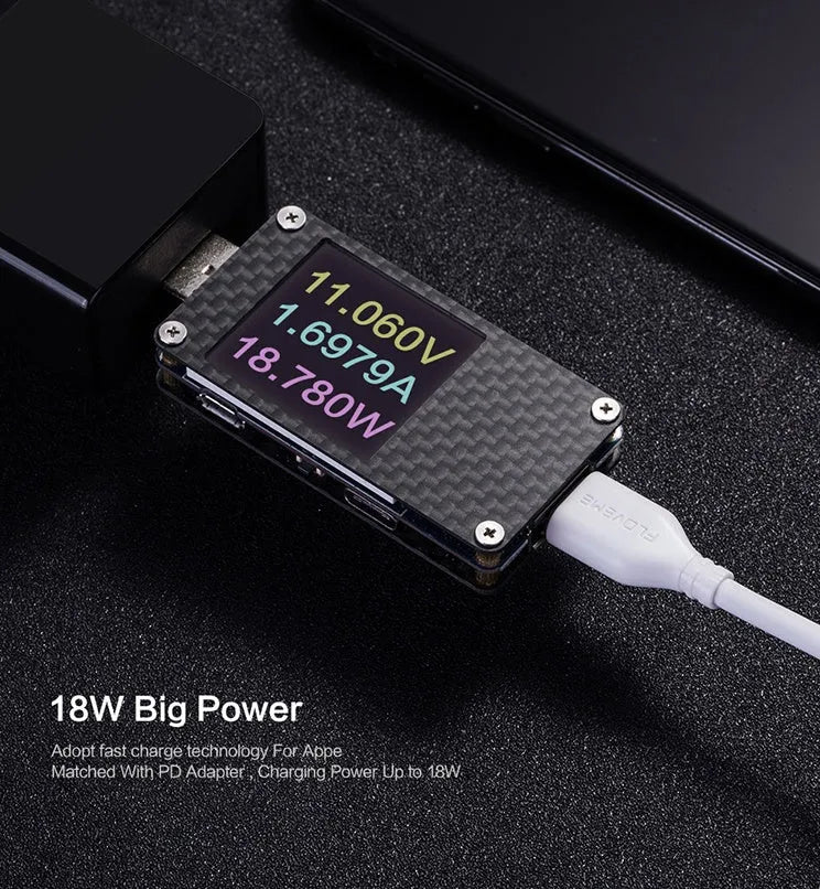 White braided USB-C to Lightning cable measuring 1 metre for iPhone and iPad charging