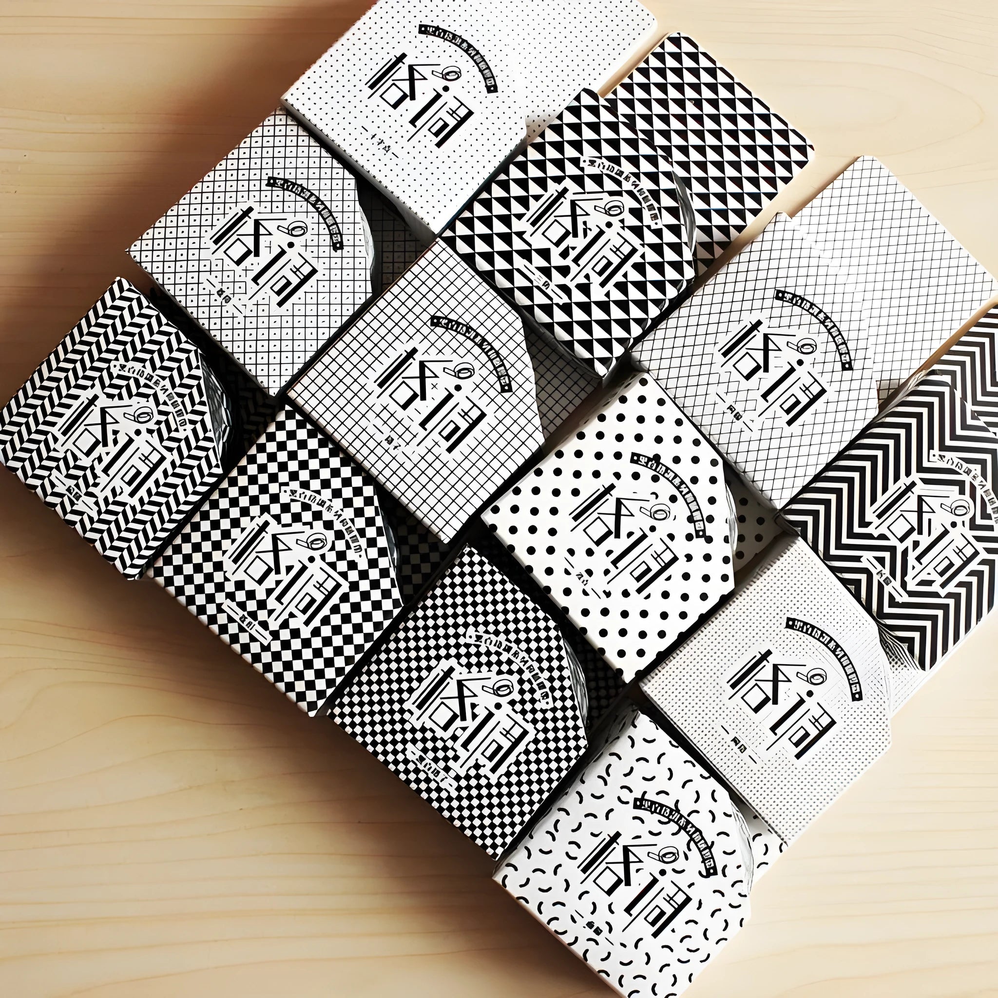 Roll of 15mm wide decorative paper tape with lattice pattern for DIY crafts and scrapbooking