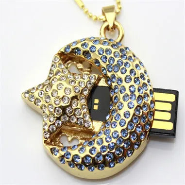 Silver Xingyue Creative metal USB flash drive with capacity options from 2GB to 64GB.