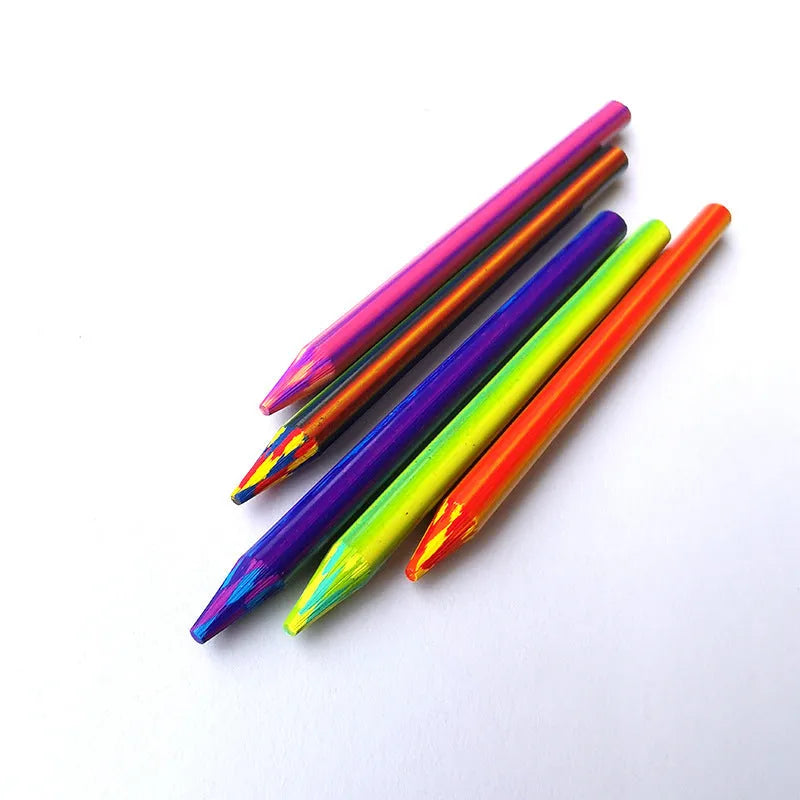 Five multicolour pencil leads for 5.6mm activity pens in protective tube