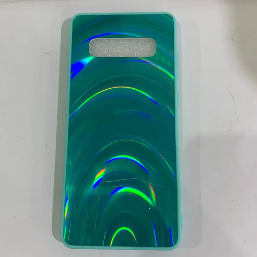 Marble pattern shockproof silicone phone case for Samsung models in multiple colours.