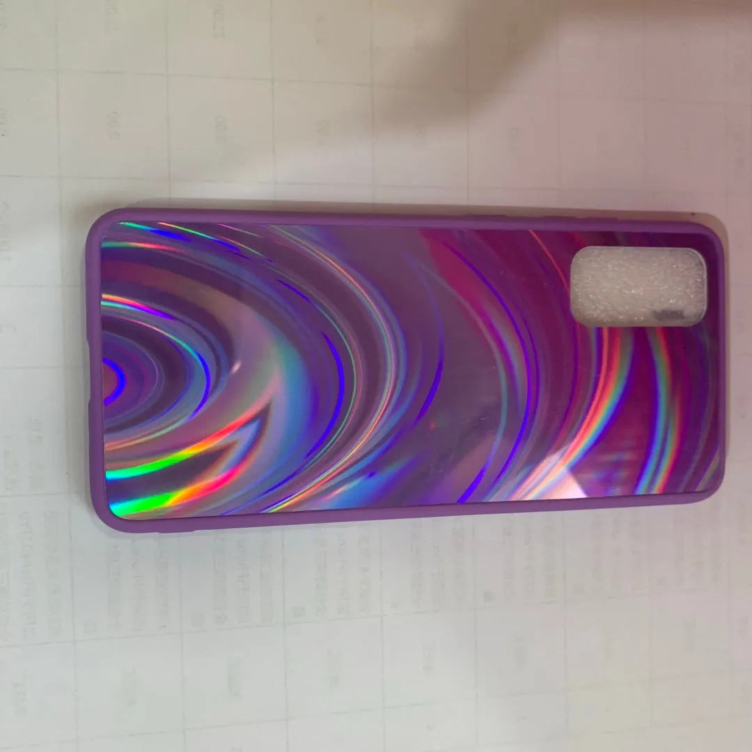 Marble pattern shockproof silicone phone case for Samsung models in multiple colours.