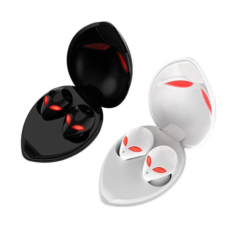 Creative Outer T8 Starman alien design Bluetooth headset and wireless charging case