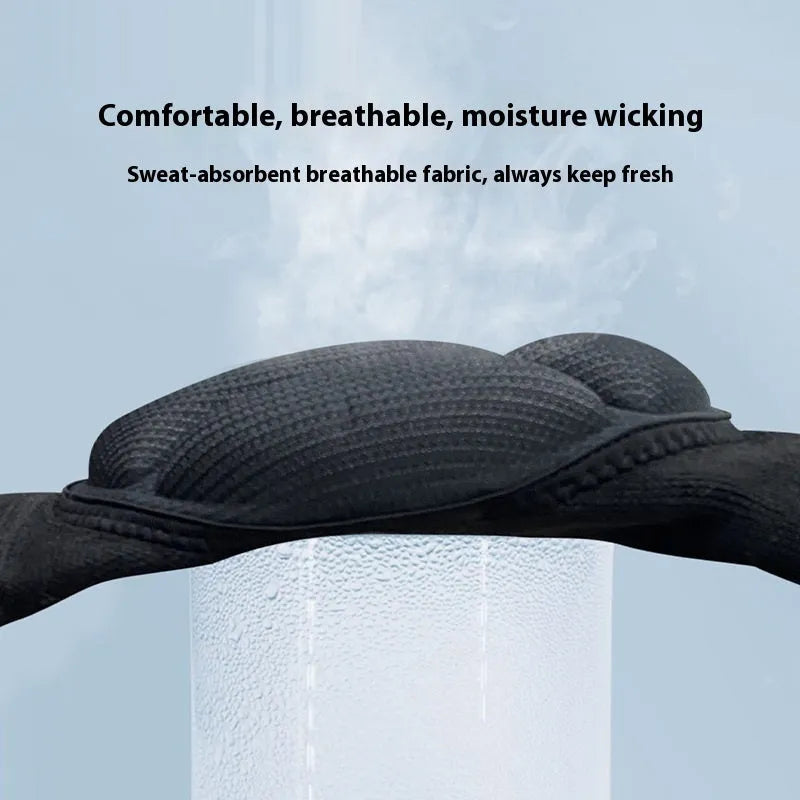 A pair of black thick sponge kneepads for volleyball, dance, hiking, and camping protection.